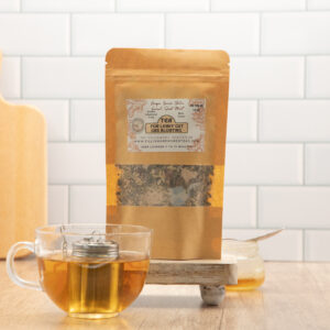 leaky gut, gas bloating tea